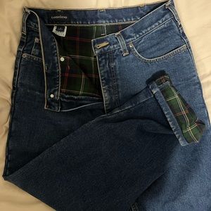 Land’s End Flannel Lined Jeans